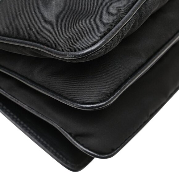 PRADA Black Leather Shoulder Bag - Picture 7 of 14